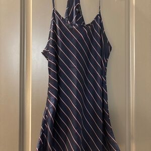 The Limited L Navy with Stripes Racerback Cami